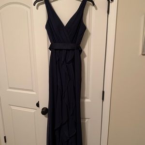 Navy- Vera wang bridesmaids dress